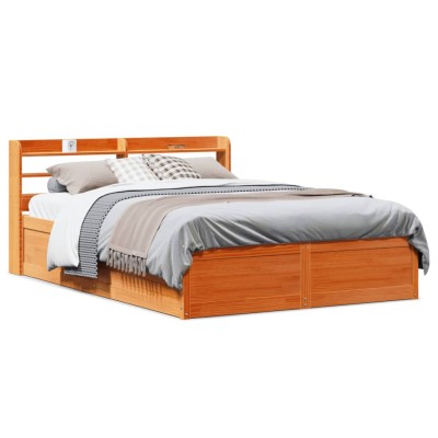 Bed frame with headboard,...