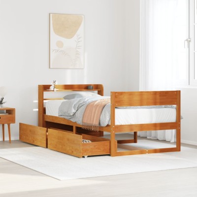 Bed frame without mattress,...
