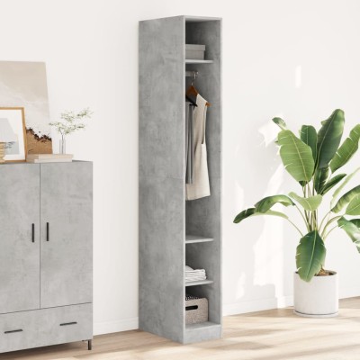 Wardrobe, concrete gray...