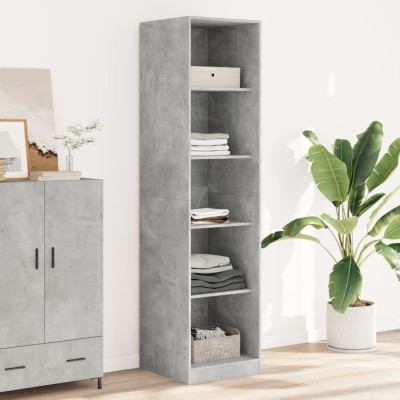 Wardrobe, concrete gray...