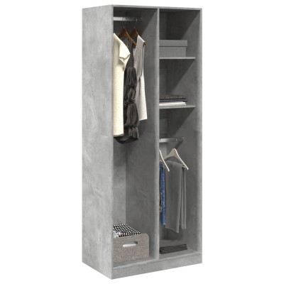 Wardrobe, concrete gray...