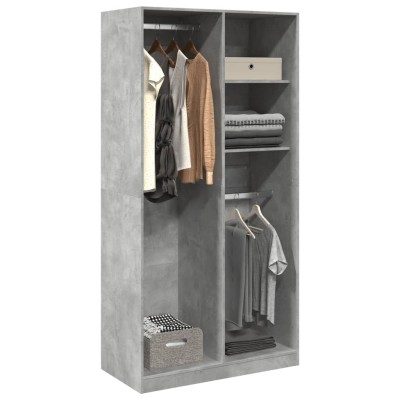 Wardrobe, concrete gray...