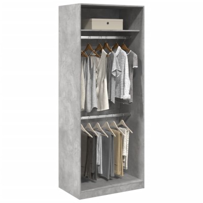 Wardrobe, concrete gray...