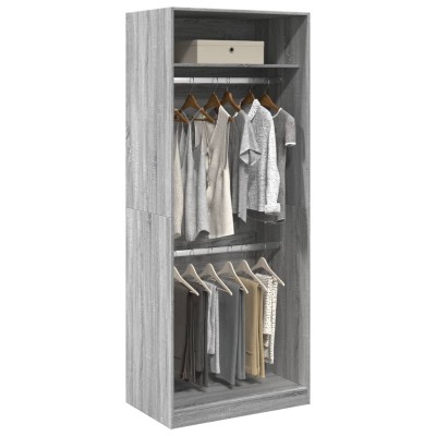 Wardrobe, gray oak,...