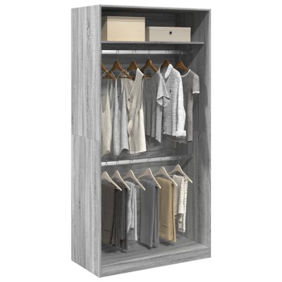 Wardrobe, gray oak,...