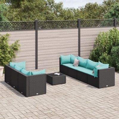 Garden set with cushions, 8...