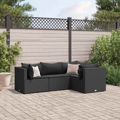 Garden set with cushions, 4...