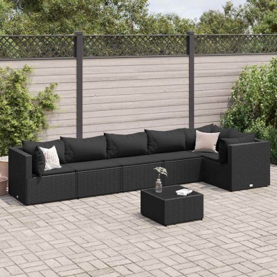 Garden set with cushions, 7...