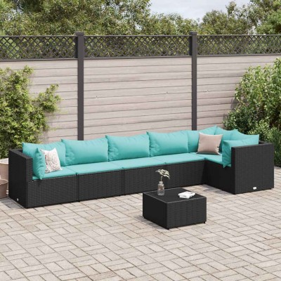 Garden set with cushions, 7...