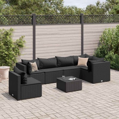 Garden set with cushions, 7...