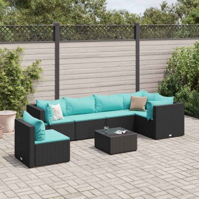 Garden set with cushions, 7...