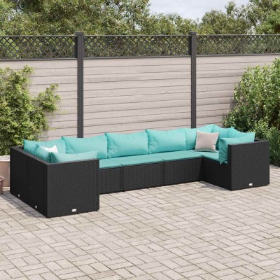 Garden set with cushions, 7...