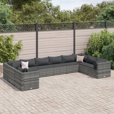 Garden set with cushions,...