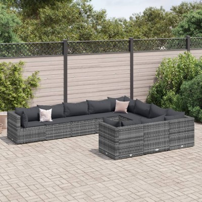 Garden set with cushions,...