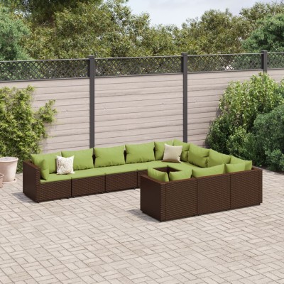 Garden set with cushions,...