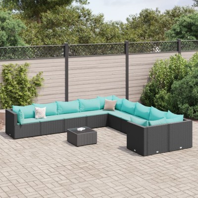 Garden set with cushions,...