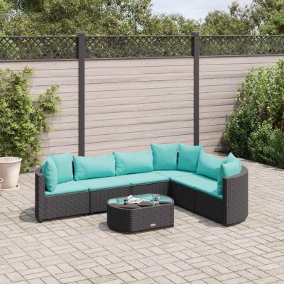 Sofa set with cushions, 7...