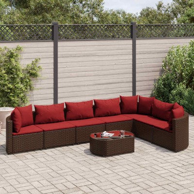 Garden set with cushions, 8...