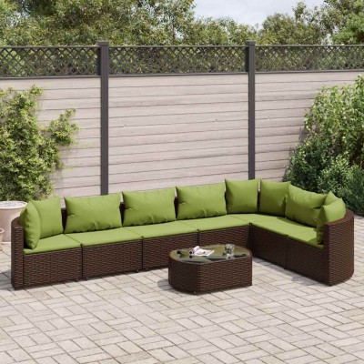 Garden set with cushions, 8...