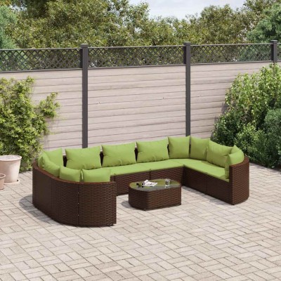 Garden set with cushions,...