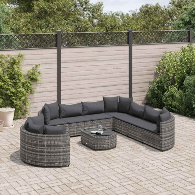 Garden set with cushions,...