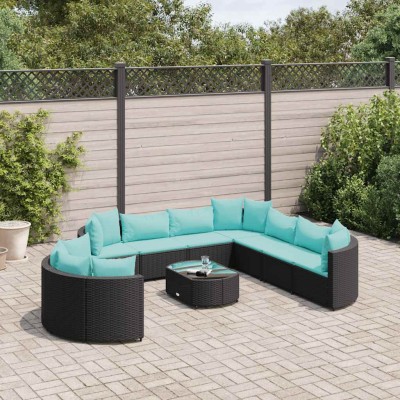 Garden set with cushions,...