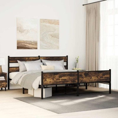 Bed frame without mattress,...