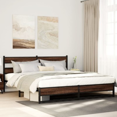 Bed frame without mattress,...