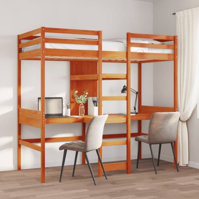 High bed without mattress,...