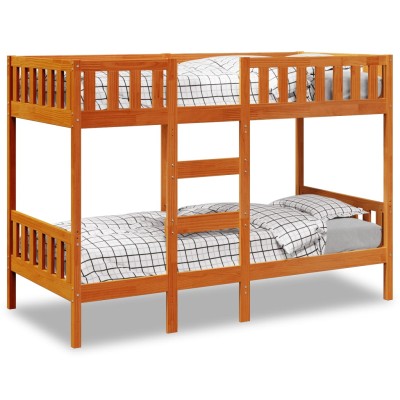 Bunk bed, wax brown,...