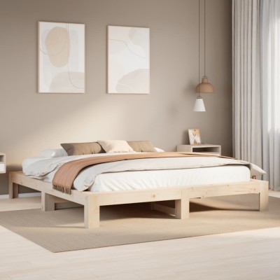 Bed frame without mattress,...