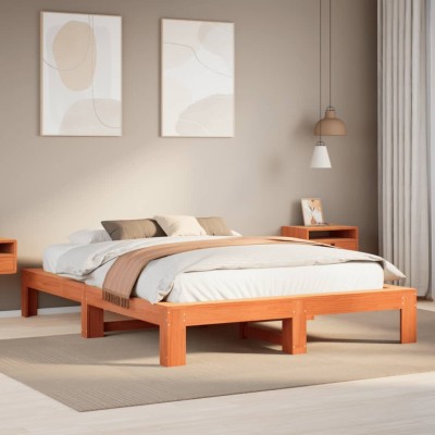 Bed frame without mattress,...