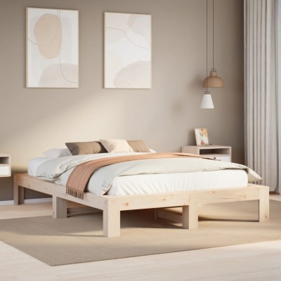 Bed frame without mattress,...