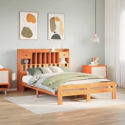 Bed with bookcase without...