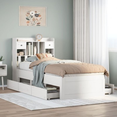 Bed with bookcase without...