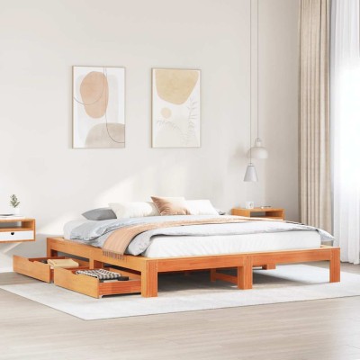 Bed frame without mattress,...