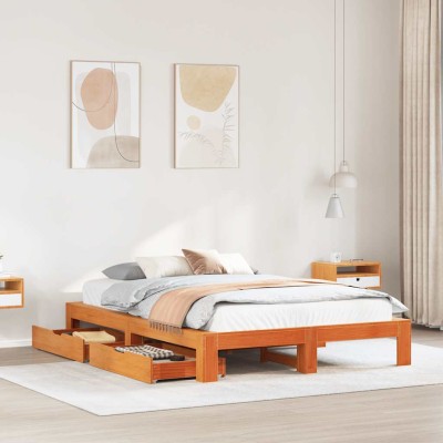 Bed frame without mattress,...