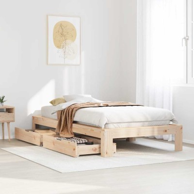Bed frame without mattress,...