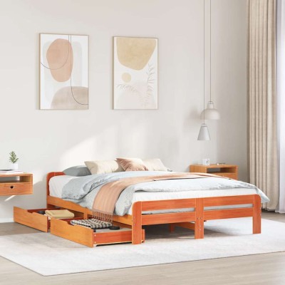 Bed frame without mattress,...
