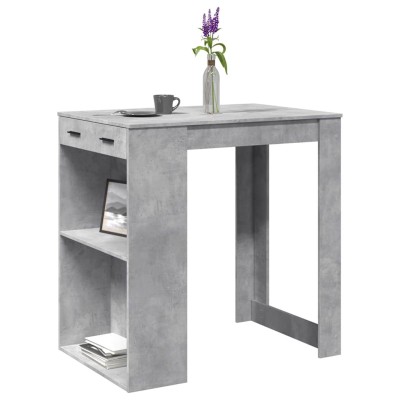 Bar table, concrete gray,...