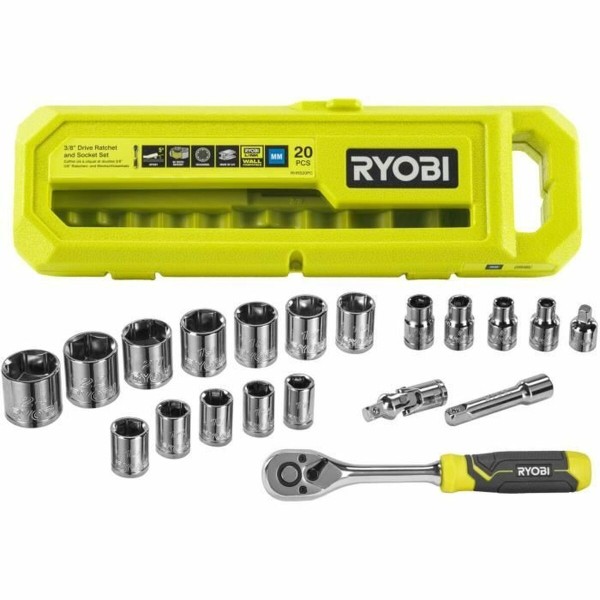 Dubulto uzgriežņu atslēgu komplekts Ryobi Adapter