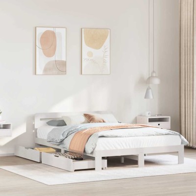 Bed frame without mattress,...