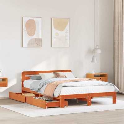 Bed frame without mattress,...