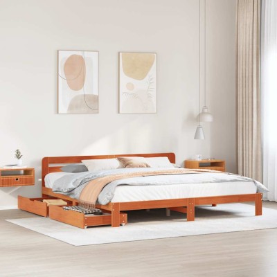 Bed frame without mattress,...