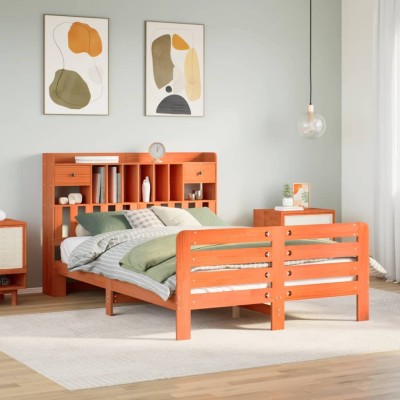 Bed with bookcase without...