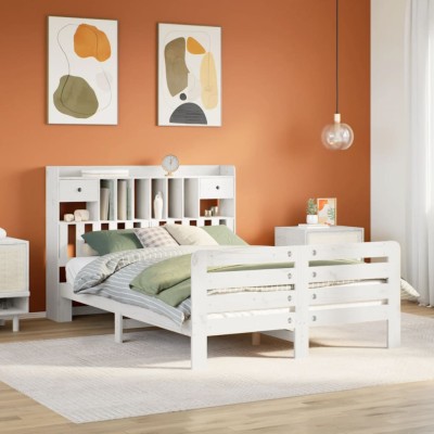 Bed with bookcase without...