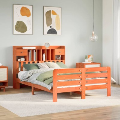 Bed with bookcase without...