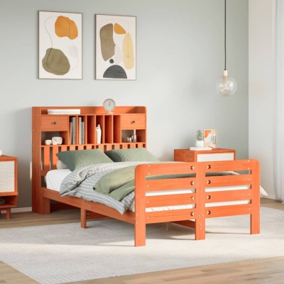 Bed with bookcase without...