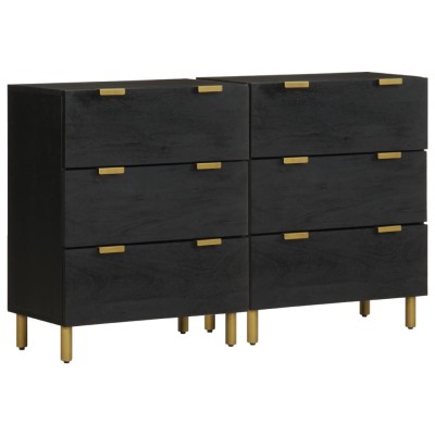 sideboards 2 pcs Black...