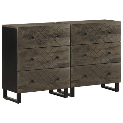 sideboards 2 pcs black...